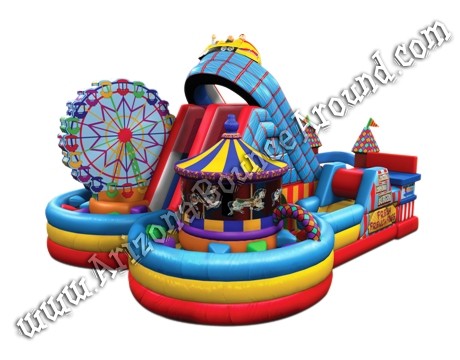Amusement Park themed obstacle course rentals Denver Colorado